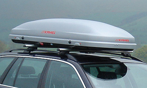 Kamei 450 roof box and bars package deal